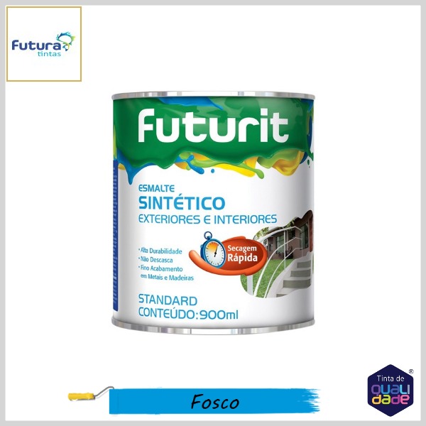 Esmalte Sintético Futurit Standard Fosco, 900ml